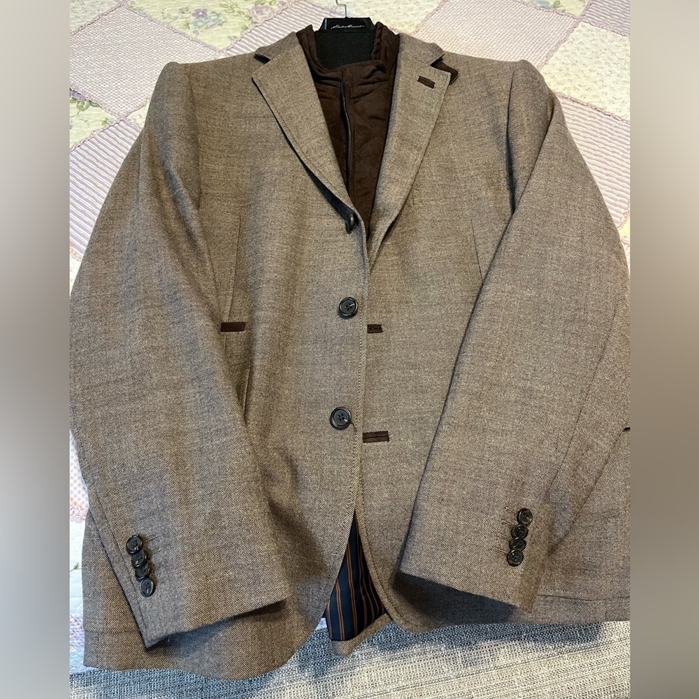 MBrown Stafford Suit Jacket size L